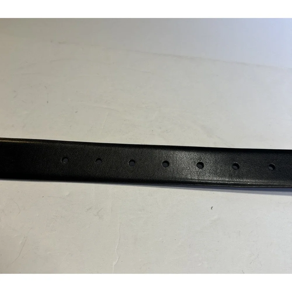 Perry Ellis Reversible Dress Belt Black Brown Mens Sz 36/90 Faux Leather 1 1/4